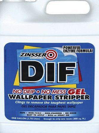 Zinsser Dif Wallpaper stripper Ready to Use Gel 3.78 litres [Misc.]